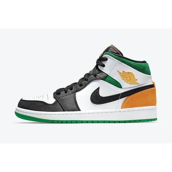 Air Jordan 1 Green Orange 852542-101 Oakland 9.5